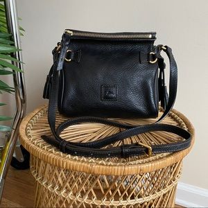 Dooney & Bourke Black Mini Florentine Crossbody